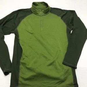 Marmot lightweight core base layer thermal fleece large men’s 1/4 zip pull-over